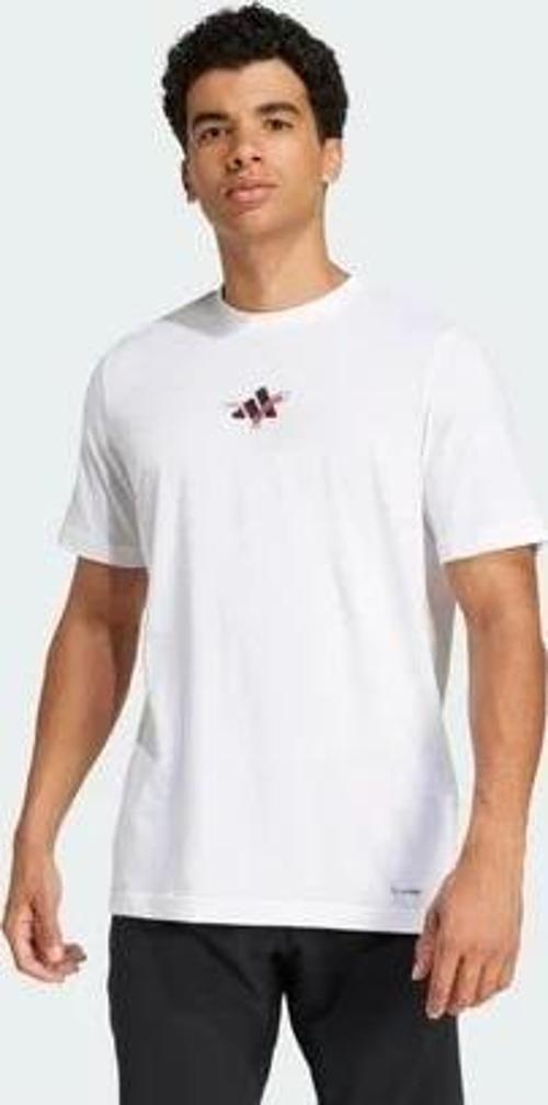 Tennis Happy 3 Balls Graphic Tee Erkek T-shirt JD8252