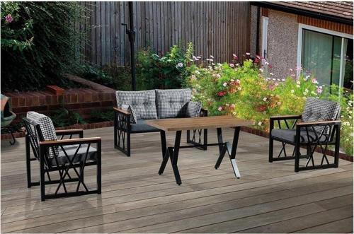 Açelya Bahçe Mobilyası (Salon - Balkon - Cafe Ofis) 2+1+1+Masa