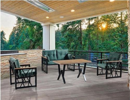 Açelya Bahçe Mobilyası (Salon - Balkon - Cafe Ofis) 2+1+1+Masa