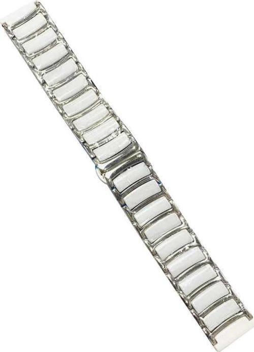 Gear S2 (20mm) Seramik Metal Kordon - Beyaz