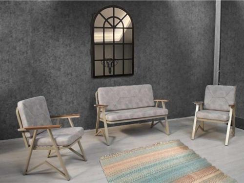 Asra Bahçe Mobilyası (Salon - Balkon - Cafe Ofis) 2+1+1