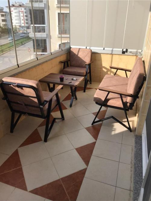 Asra Bahçe Mobilyası (Salon - Balkon - Cafe Ofis) 2+1+1+Sehpa