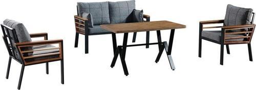 Papatya Bahçe Mobilyası (Salon - Balkon - Cafe Ofis) 2+1+1