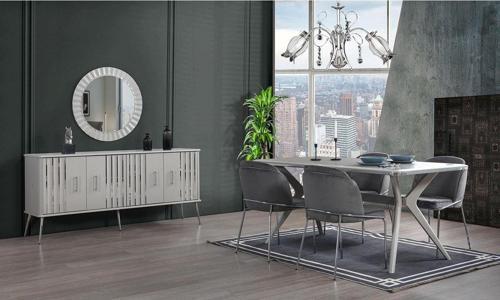 Erva %100 Mdf Yemek Odası Takımı