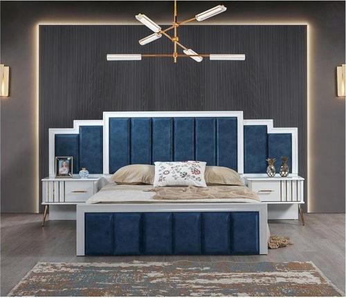 Erva 160*200 Cm Başlıklı Bazalı Karyola