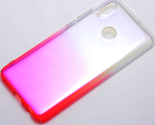 Huawei P Smart 2019 Kılıf Parlak Renk Geçişli Kılıf