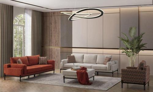 Mono Modern Kotuk Takımı (4+3+1+1)(Ses Sistemi Mevcuttur)