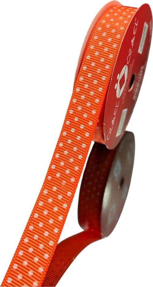 Puantiye Baskılı Grogren Kurdele, 1,5 Cm 5 Mt 140 029