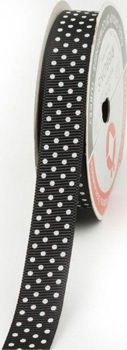 Puantiye Baskılı Grogren Kurdele, 1,5 Cm 5 Mt 140 032