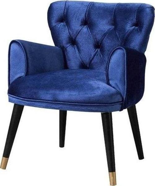 Vega Mavi Çay Seti Tekli Koltuk - Berjer (Salon - Balkon - Ofis - Cafe)