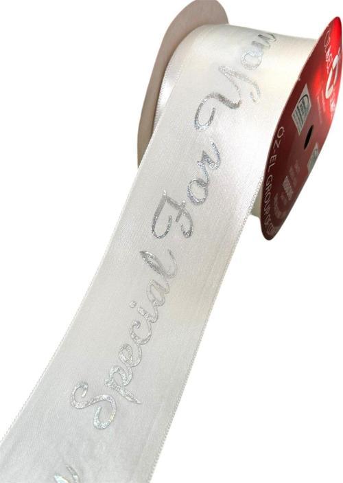 Special For You (Sana Özel) Baskılı Saten Kurdele, Özel Gün, Doğum Günü Kurdelesi 4 Cm 1 Mt