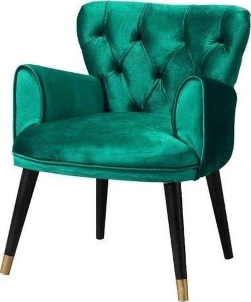 Vega Yeşil Çay Seti Tekli Koltuk - Berjer (Salon - Balkon - Ofis)
