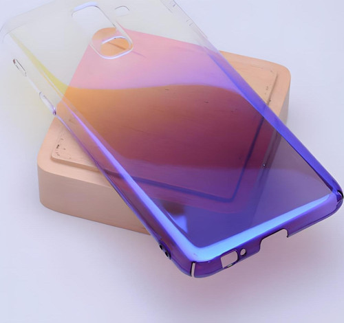 Galaxy A6 Plus 2018 Parlak Renk Geçişli Kılıf