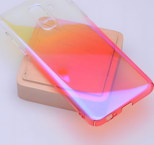 Galaxy A6 Plus 2018 Parlak Renk Geçişli Kılıf