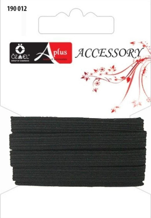 7 Mm Dokuma Lastik, Yassı Bel Paça Lastiği 1 Mt 190 012