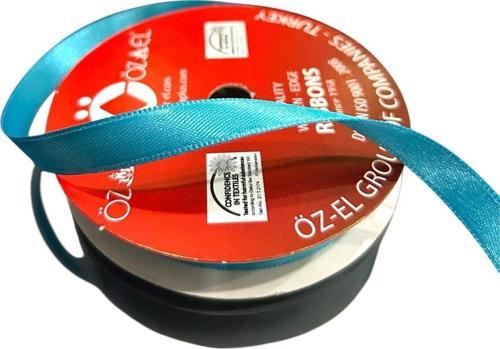 Bebe Mavi Saten Kurdele, Paketlik Kurdele, 1 Cm 5 Mt 100 519