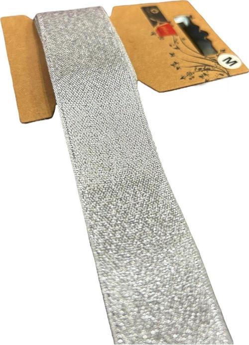Gümüş Simli Kurdele, Paketlik Kurdele 2,5 Cm 3 Mt 175 021