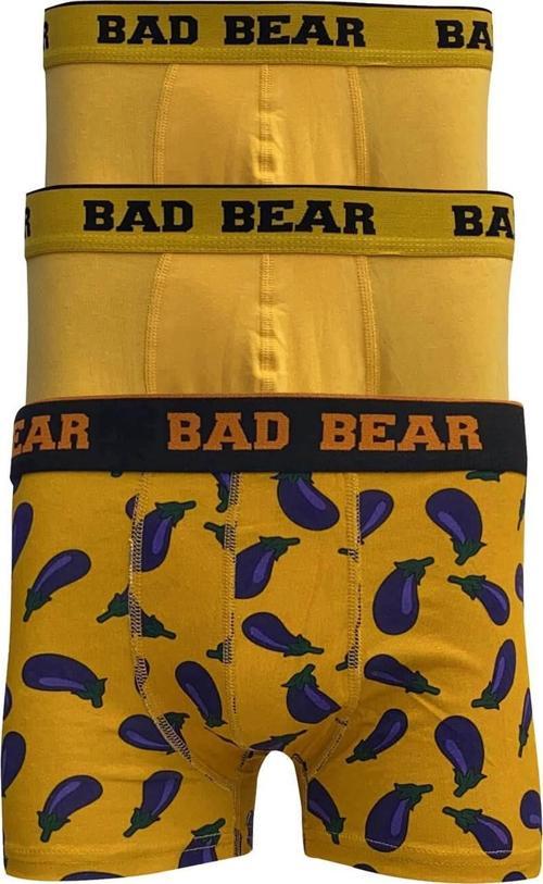 21.01.03.017-C25 Eggplant 3-Pack Erkek Boxer