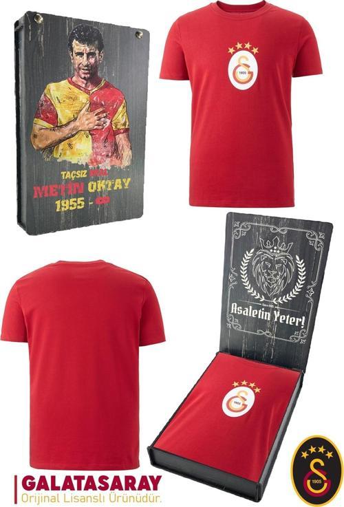 Orijinal Lisanslı Arma T-Shirt Metin Oktay Baskılı Hediyelik Ahşap Kutulu