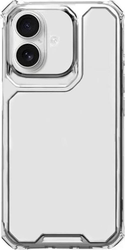 iPhone 16 Kılıf Lux Sararmaz Silikon Şeffaf Kapak