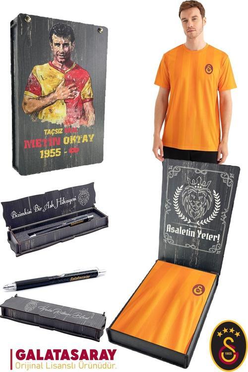 Orijinal Lisanslı Match Day T-Shirt + Uçlu Kalem Set Hediyelik Ahşap Kutulu