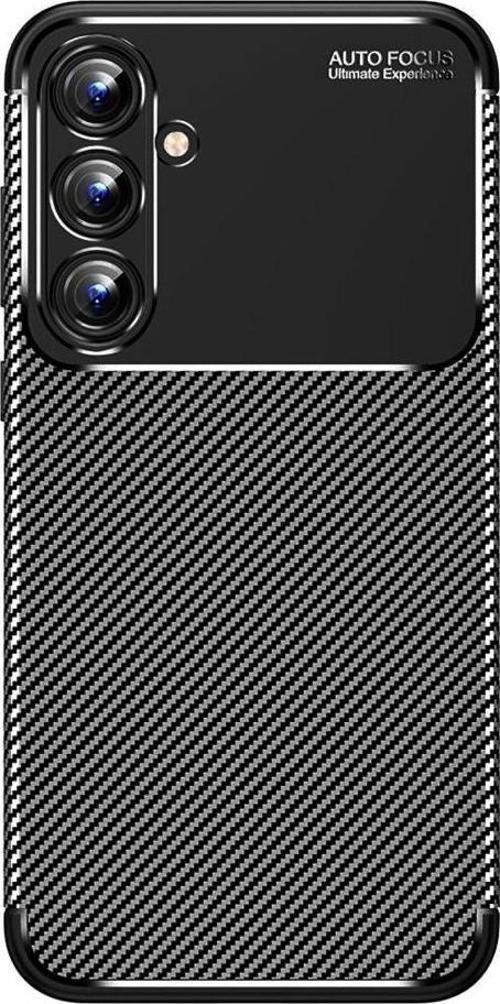 Samsung Galaxy A15 Kılıf Focus Carbon Silikon Kapak