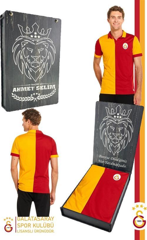 Orijinal Lisanslı Match Day T-shirt Kişiye Özel Hediyelik Ahşap Kutulu