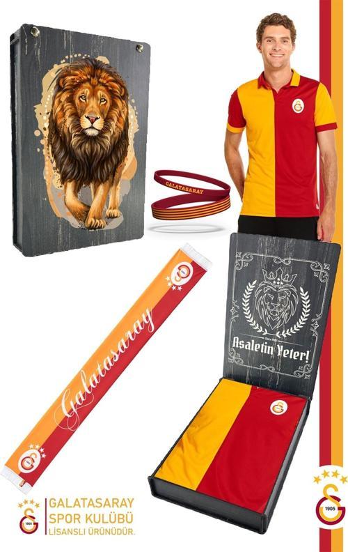 Orijinal Lisanslı Match Day Polo T-Shirt + Bileklik + Şal Kaşkol Set Hediyel