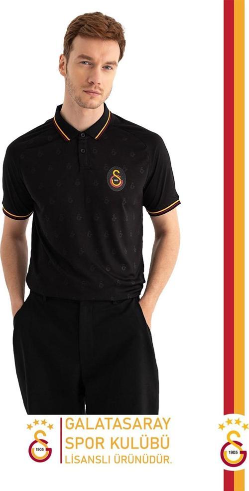 Orijinal Lisanslı Match Day Siyah Polo Yaka T-Shirt