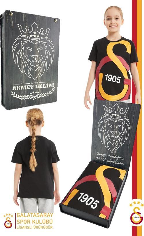 Orijinal Lisanslı Büyük Logo Çocuk T-shirt Hediyelik Ahşap Kutulu