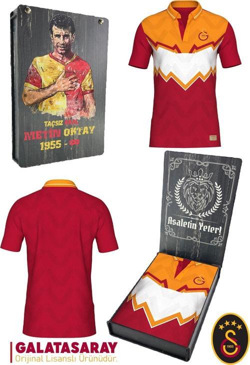 Orijinal Lisanslı Okan Buruk Desing Polo Yaka T-Shirt Metin Oktay Baskılı Hediyelik Kutu
