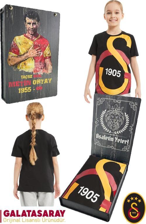 Orijinal Lisanslı Büyük Logo Çocuk T-shirt Metin Oktay Baskılı Hediyelik Ahş
