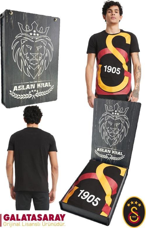Orijinal Lisanslı Büyük Logolu T-Shirt Hediyelik Ahşap Kutulu
