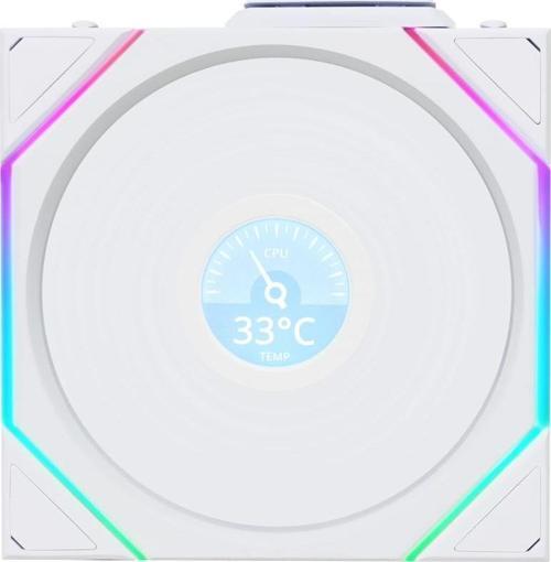 UNI FAN TL WIRELESS LCD 1x120mm Beyaz Kasa Fanı (G99.12TLLCD1W1W.00)