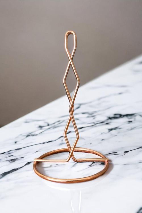 Bakır Rose Paslanmaz Çelik Havlu Peçetelik, Metal Havluluk, Demir Havlu Tutacağı