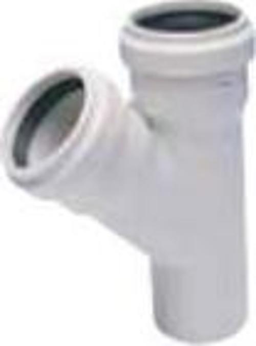 75x50 3.2 Pvc-u Tek Çatal (45 Derece)