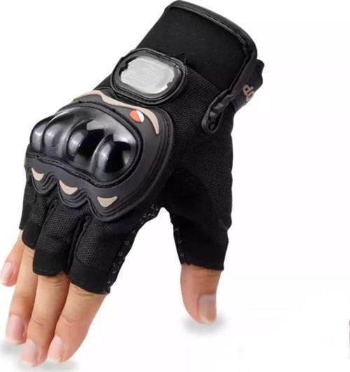 Motosiklet Eldiveni Korumalı Yarım Kesik Eldiven Motor Eldiveni K-Pro