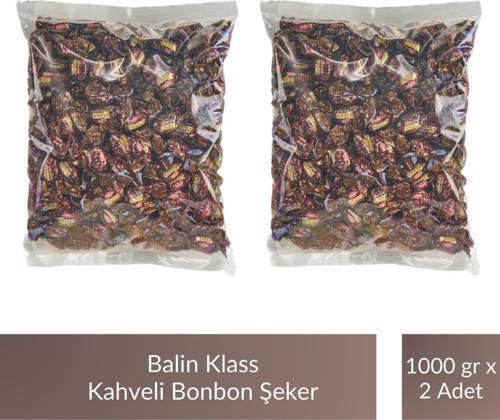 Balin Poşet Klass Kahveli Bonbon Şeker 1000 gr x 2 Adet