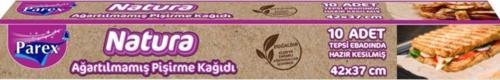 Natura Hazır Kesilmiş Pişirme Kağıdı 10'lu
