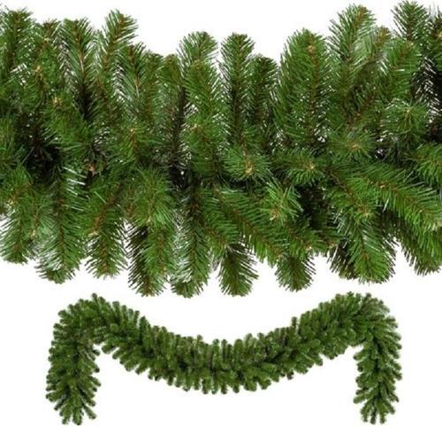 VIP  2.50 METRE 32 CM ÇAP YEŞİL GARLAND YEŞİL ÇAM DALI YILBAŞI SÜSLERİ GREEN GARLAND DECOR CHRİSTMAS