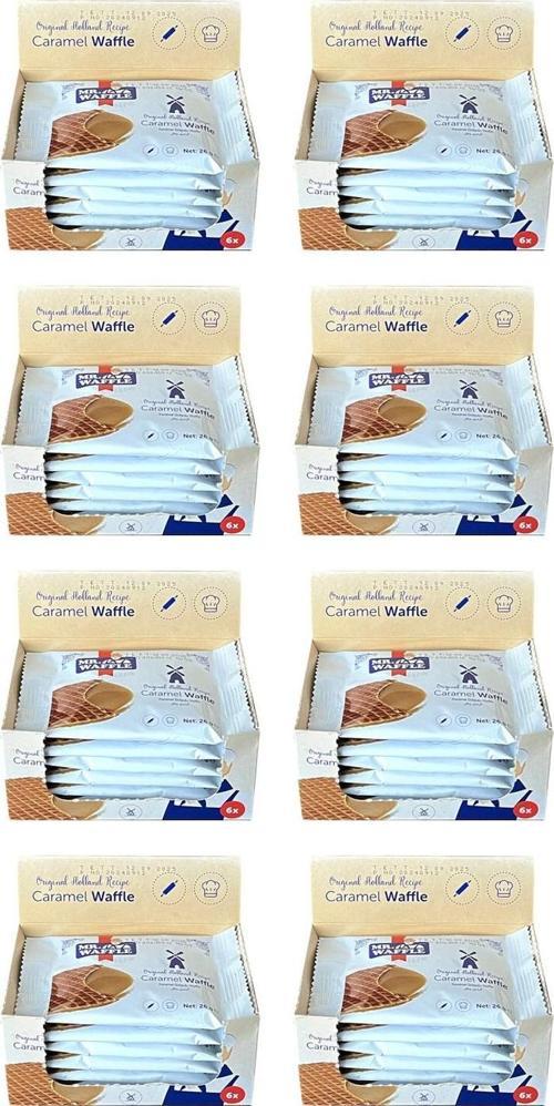MR.WAFFLE Caramel Waffle 26 gr 6 lı Kutu x 8 Adet