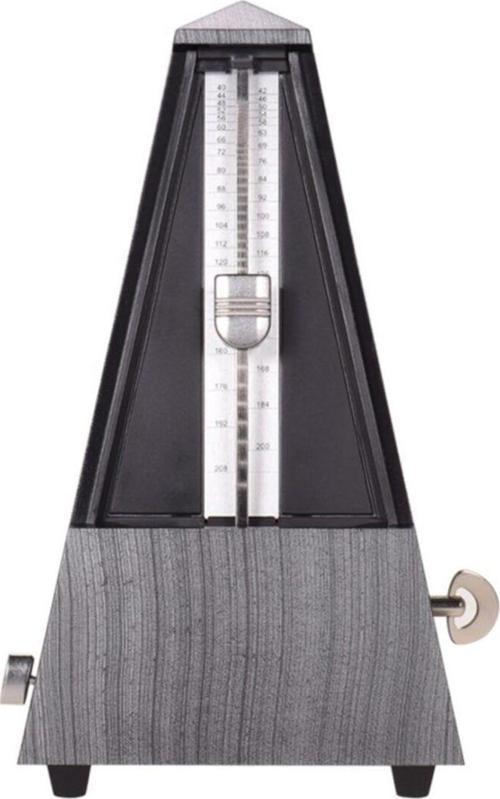 Hm01 Gry Piramit Metronom - Gri Ahşap Desenli