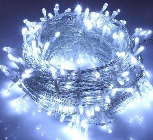 VIP KALİTE 50 METRE BEYAZ LED IŞIK BEYAZ İP LED IŞIK MODLU 220V BEYAZ YILBAŞI AĞACI IŞIĞI NOEL IŞIĞI