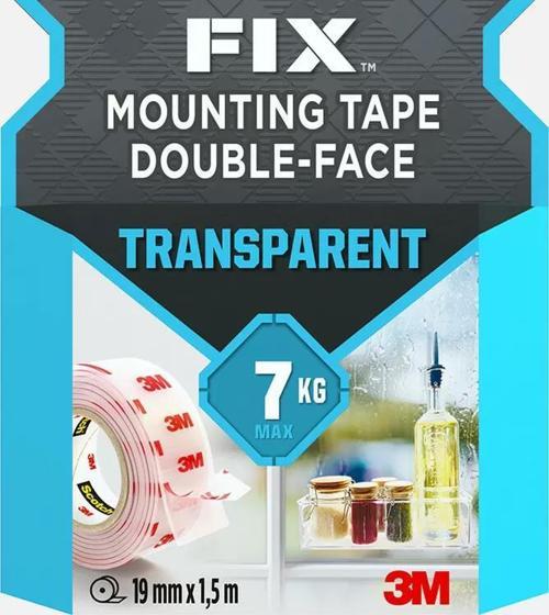 Şeffaf Montaj Bandı 19mm x 1,5m