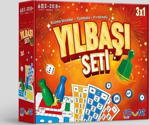 3'Lü Yılbaşı Eğitici Oyun Seti -Kızma Birader -Tombala - Fırdöndü