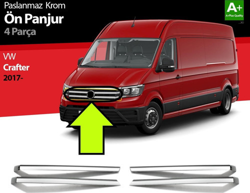 CRAFTER ÖN PANJUR 4 PARÇA KROM 2017 2018 2019 2020 2021 2022 2023