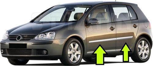 GOLF 5 YAN KAPI CITASI KROM 04-09