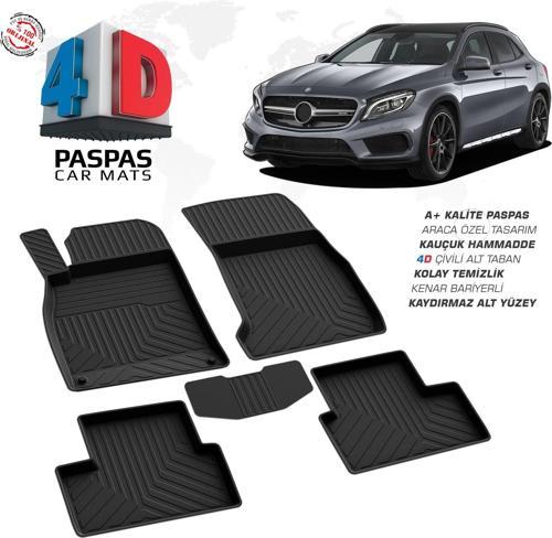Mercedes Gla X156 KAUÇUK  4D HAVUZLU PASPAS 2013 2014 2015 2016 2017 2018 2019 2020 2021