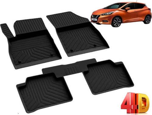 Nissan Micra 2016 2017 2018 2019 2020 2021 2022 4d havuzlu kavuçuk paspas