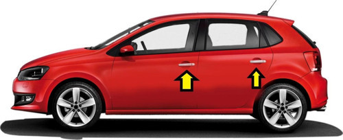 POLO KAPI KOLU KROM 2009 2010 2011 2012 2013 2014 2015 2016 2017